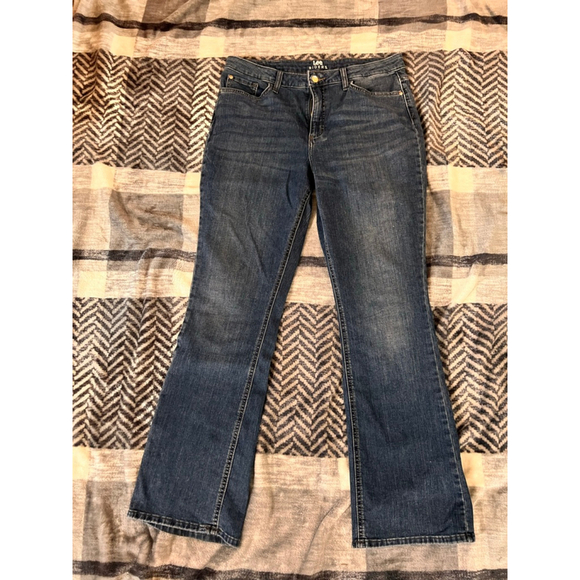 Lee Riders Denim - Women's Lee Riders Flare Jeans Blue Size 14